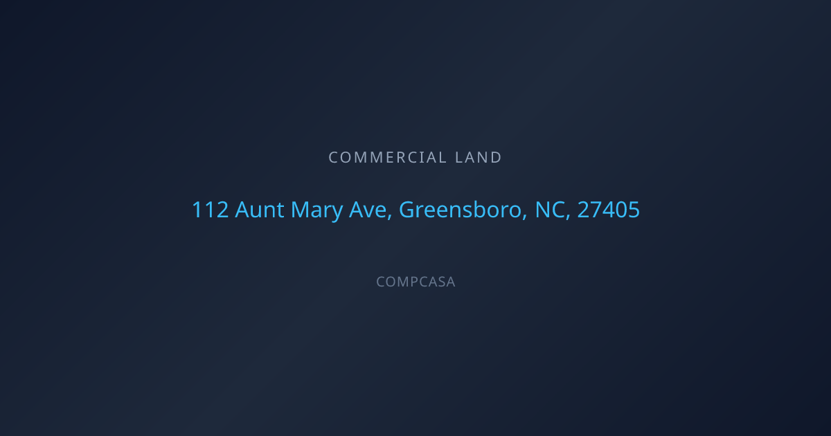 Property listing for 112 Aunt Mary Ave, Greensboro, NC, 27405
